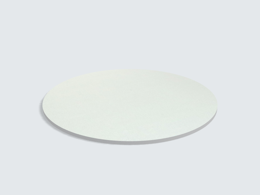 Tischplatte oval / kreisförmig Aluminium