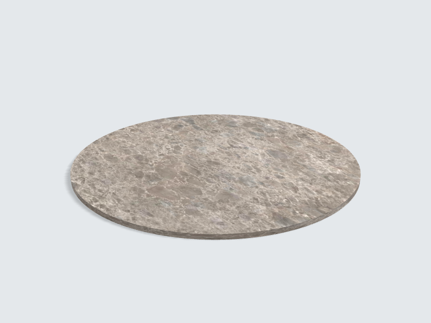 Tischplatte oval / kreisförmig F095 ST87 Lucano