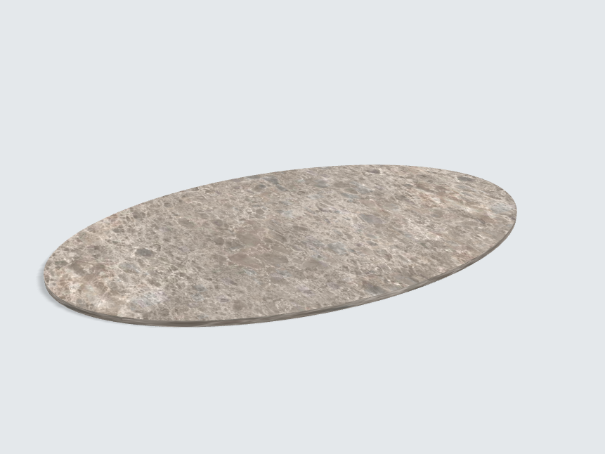 Tischplatte oval / kreisförmig F095 ST87 Lucano