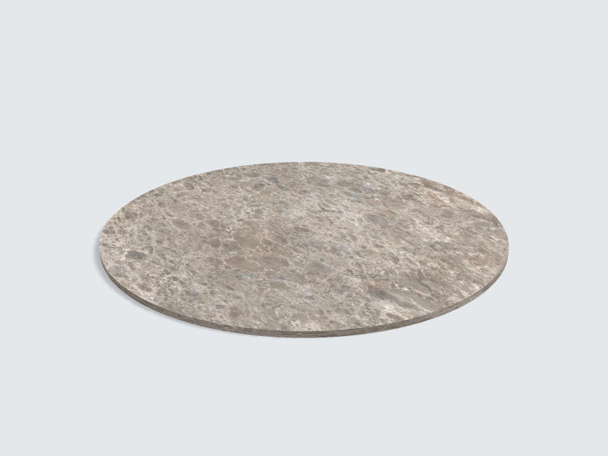 Tischplatte oval / kreisförmig F095 ST87 Lucano