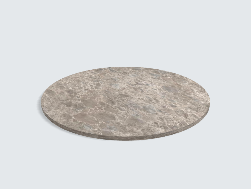 Tischplatte oval / kreisförmig F095 ST87 Lucano