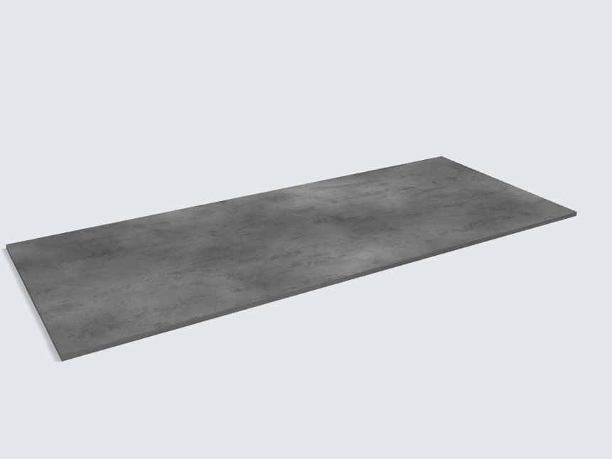 Rechteck Beton Schiefergrau