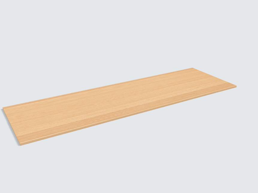 Rechteck Buche Furnier