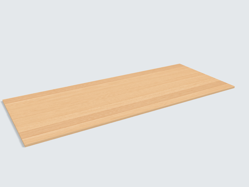 Rechteck Buche Furnier