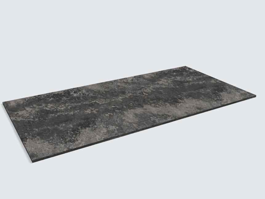 Rechteck F128 PA Ambiance Granite schwarz