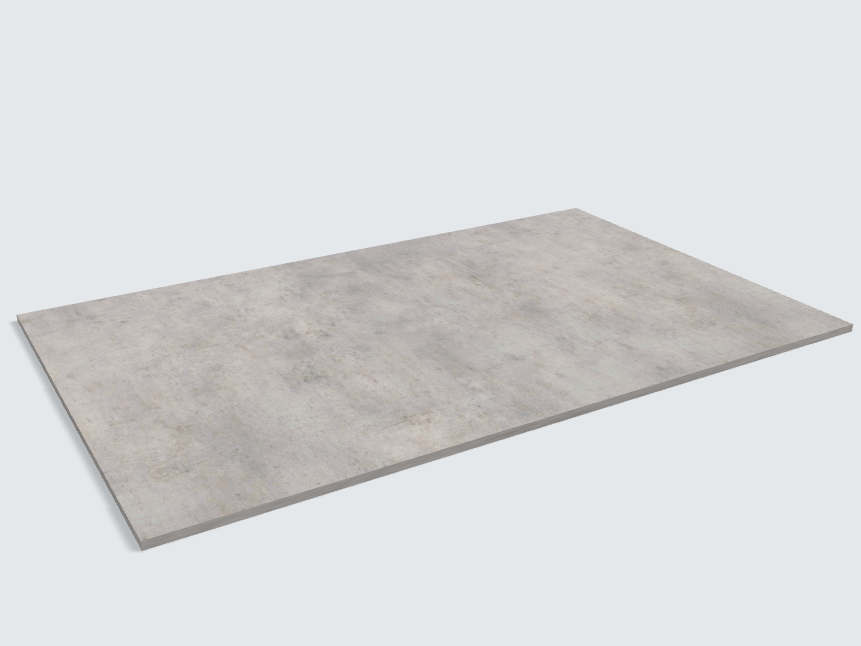 Rechteck Chicago Concrete hellgrau | Classic