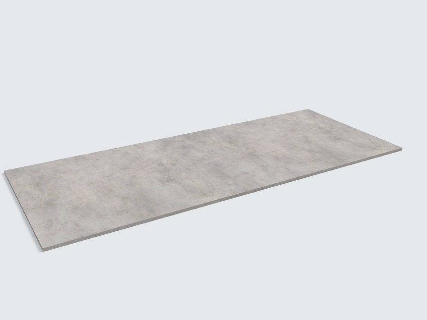 Rechteck Chicago Concrete hellgrau | Classic