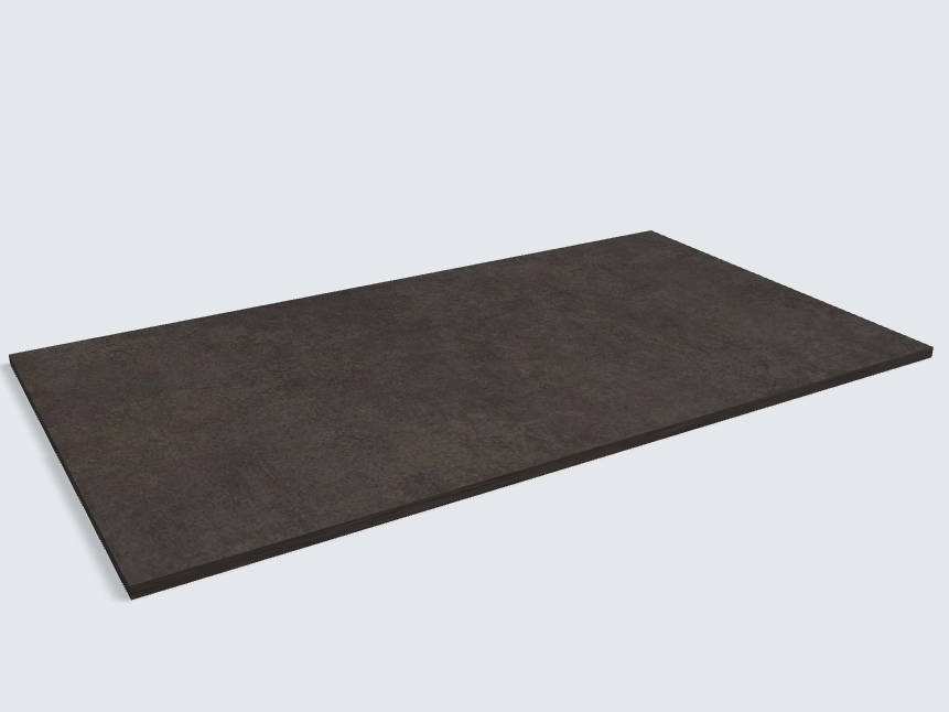 Rechteck Dark gold Metal | Classic