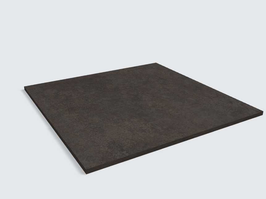 Rechteck F629 ST16 Dark gold Metal