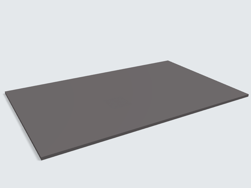 Rechteck Grau Matt Silktouch