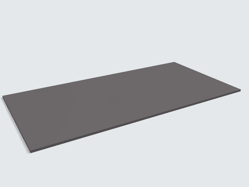 Rechteck Grau Matt Silktouch