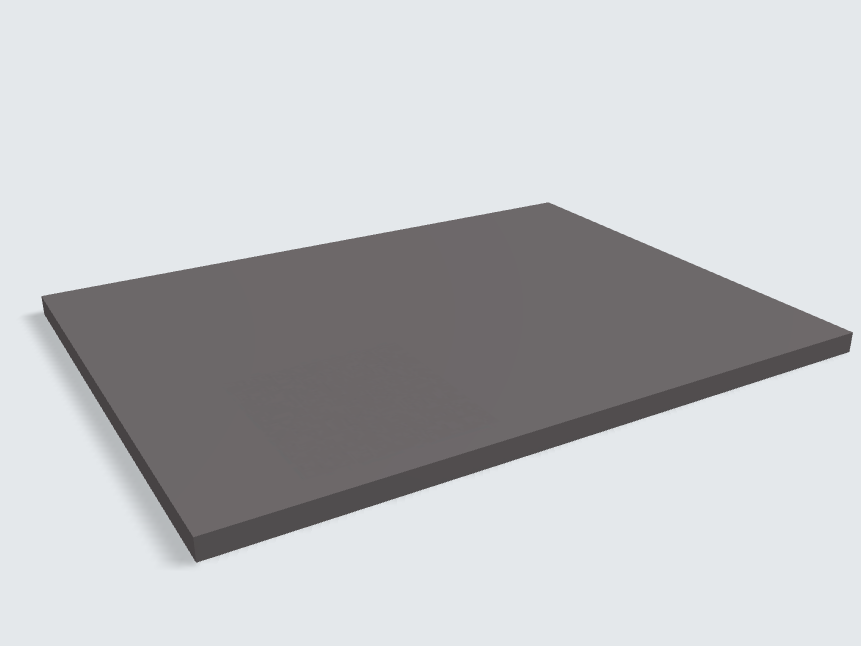 Rechteck Grau Matt Silktouch
