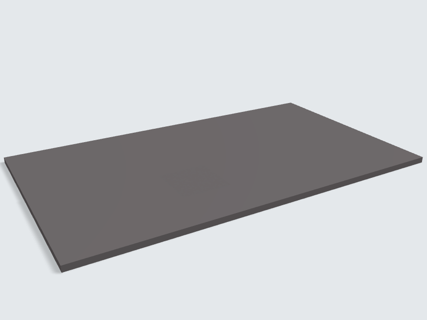 Rechteck Grau Matt Silktouch