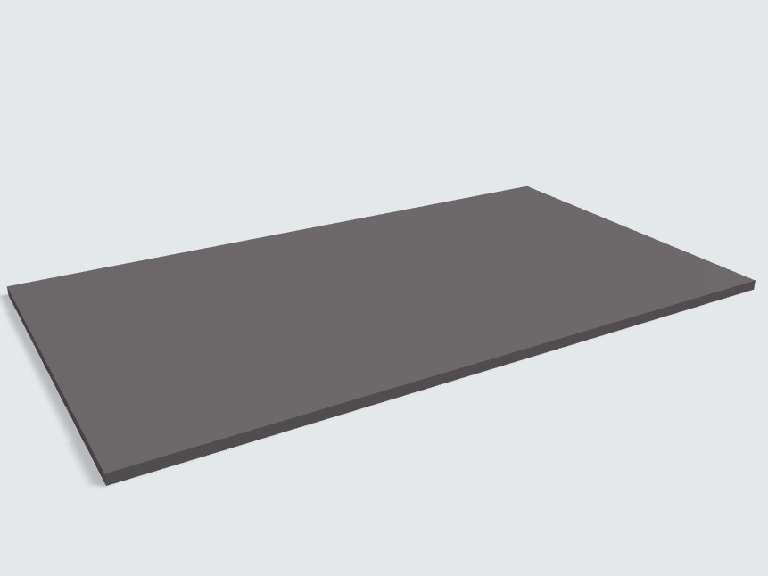 Rechteck Grau Matt Silktouch