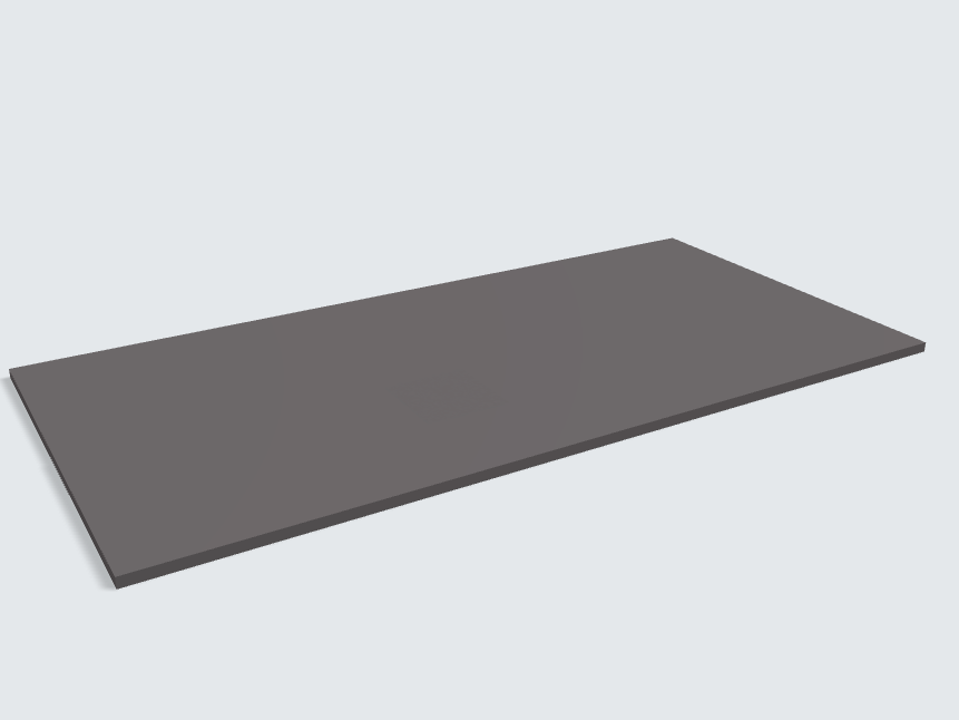 Rechteck Grau Matt Silktouch