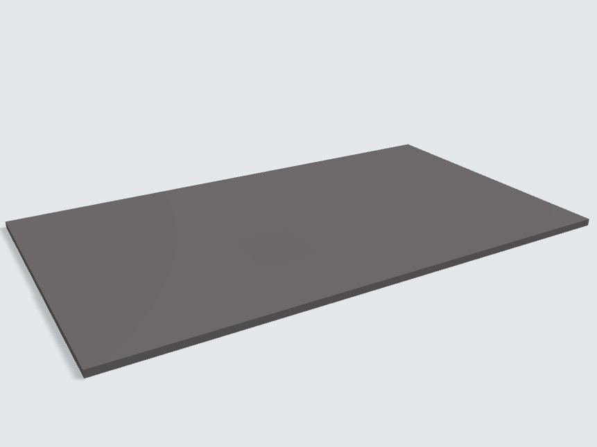 Rechteck Grau Matt Silktouch