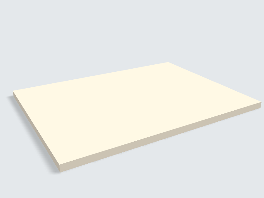 Rechteck Leinen Beige Silktouch