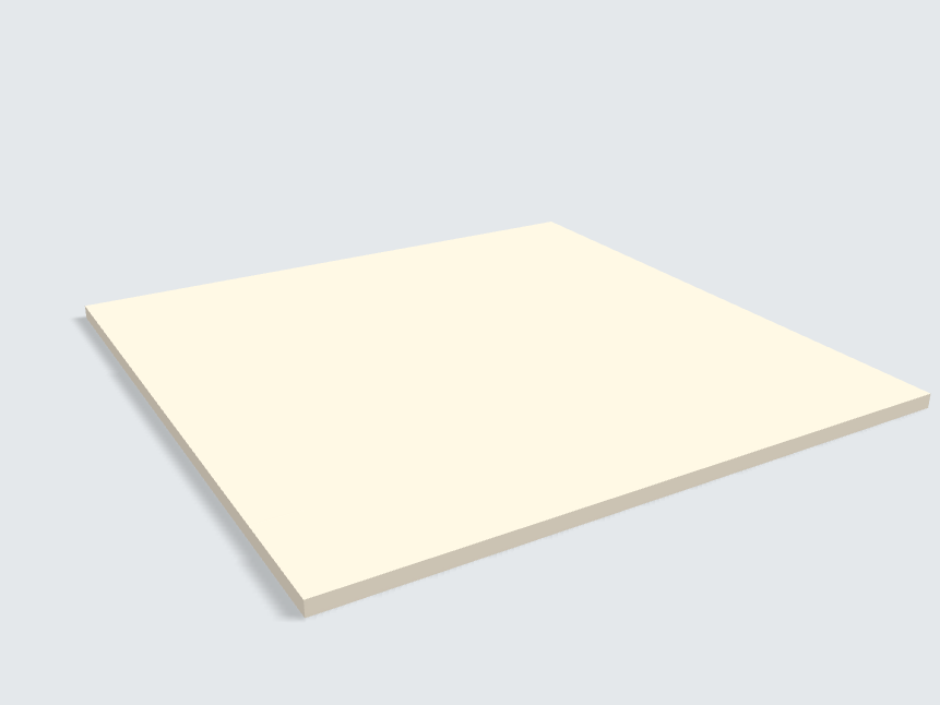 Rechteck Leinen Beige Silktouch
