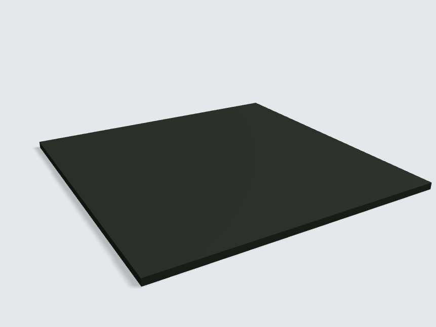 Rechteck Schwarz Matt Silktouch