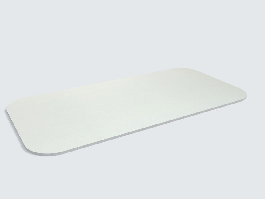 Abgerundetes Rechteck Aluminium