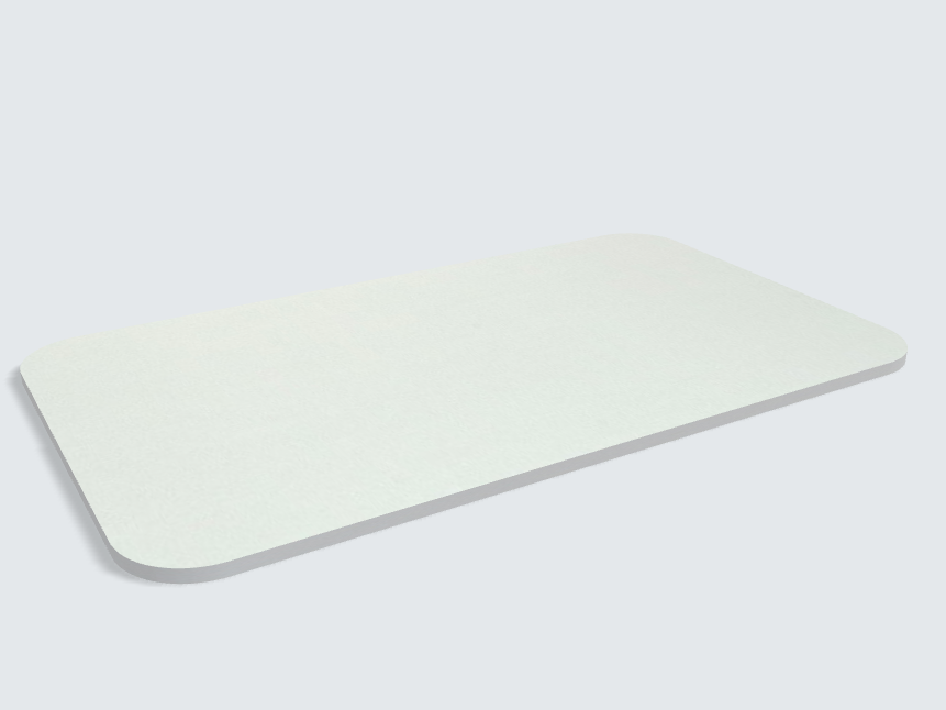 Abgerundetes Rechteck Aluminium