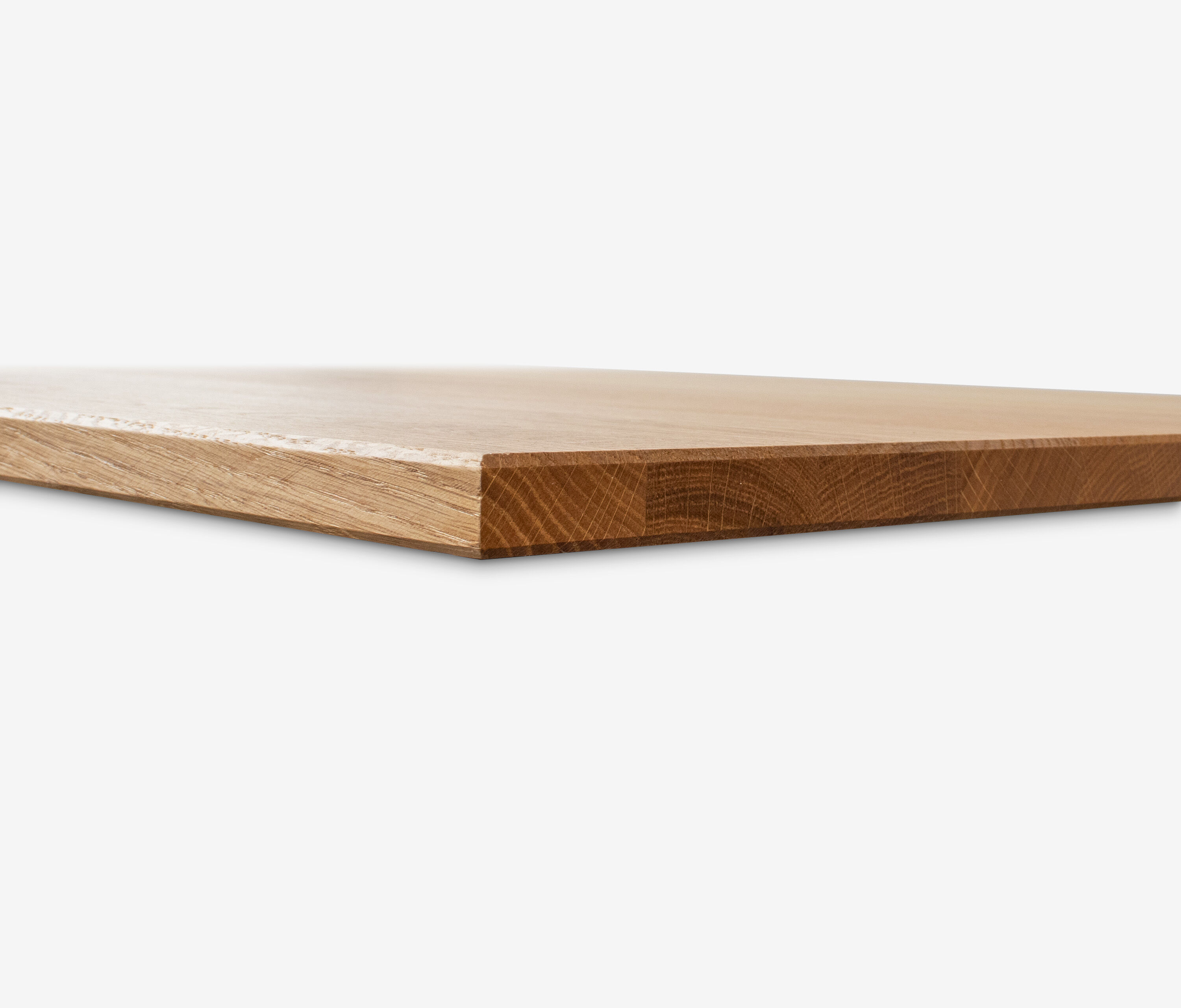 Eiche Echtholzplatte durchgängige Lamelle, 1400 x 800 x 20 mm