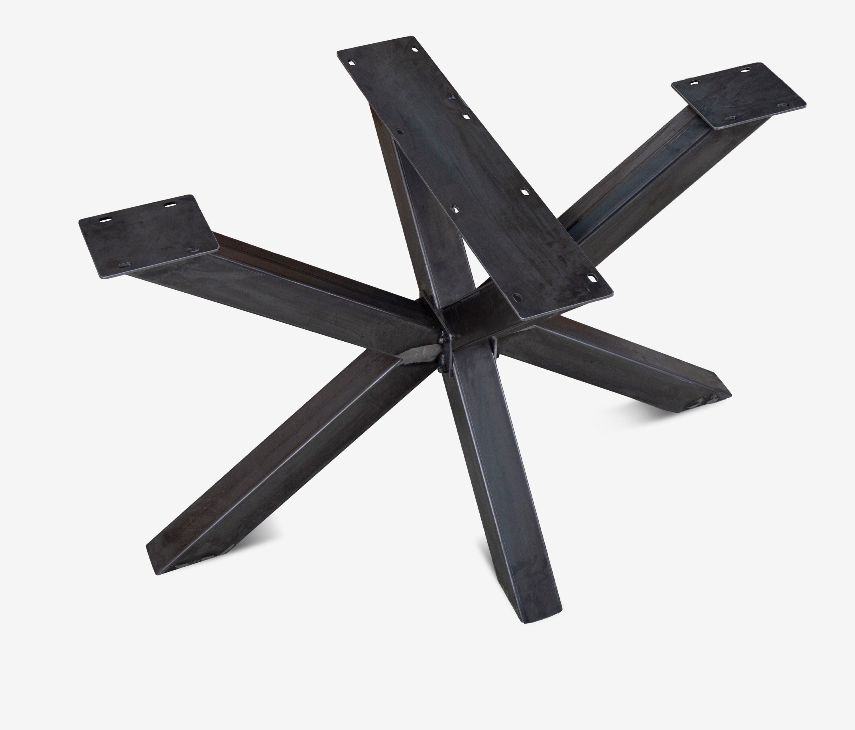 Tischgestell Spider Rohstahl 120