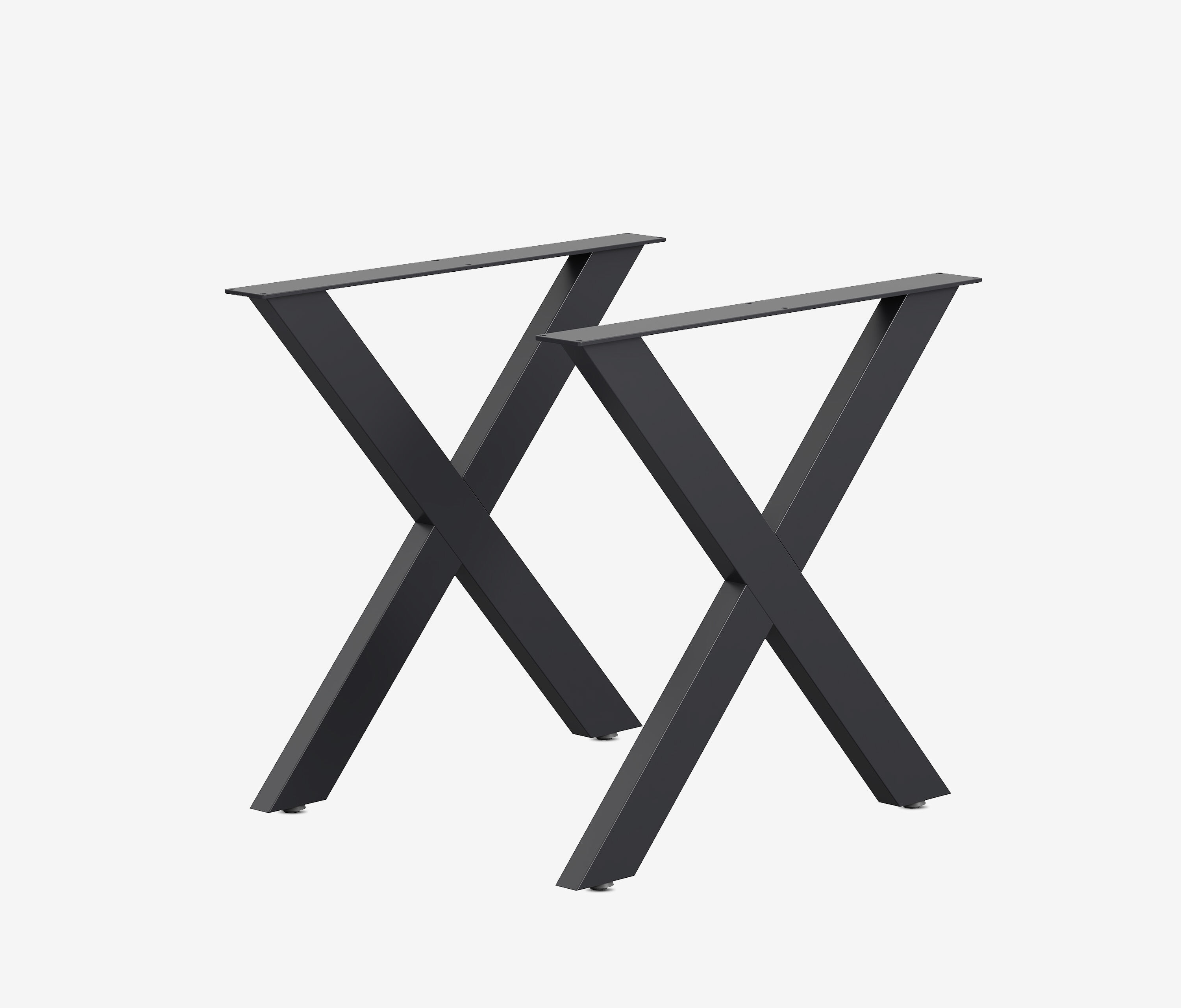 Tischgestell X-Frame | 2er Set Schwarz