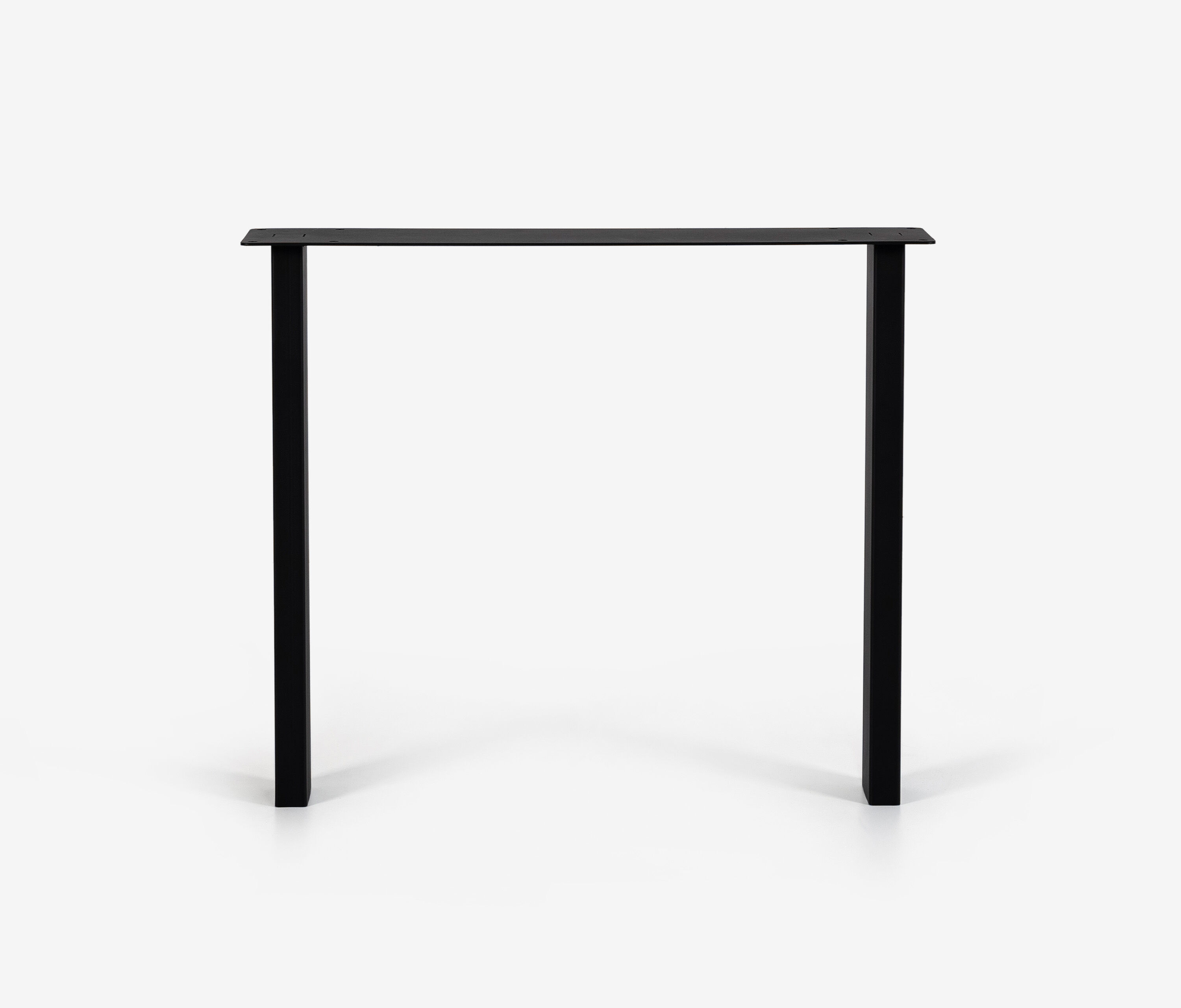 Tischgestell Straight | 2er Set Rohstahl