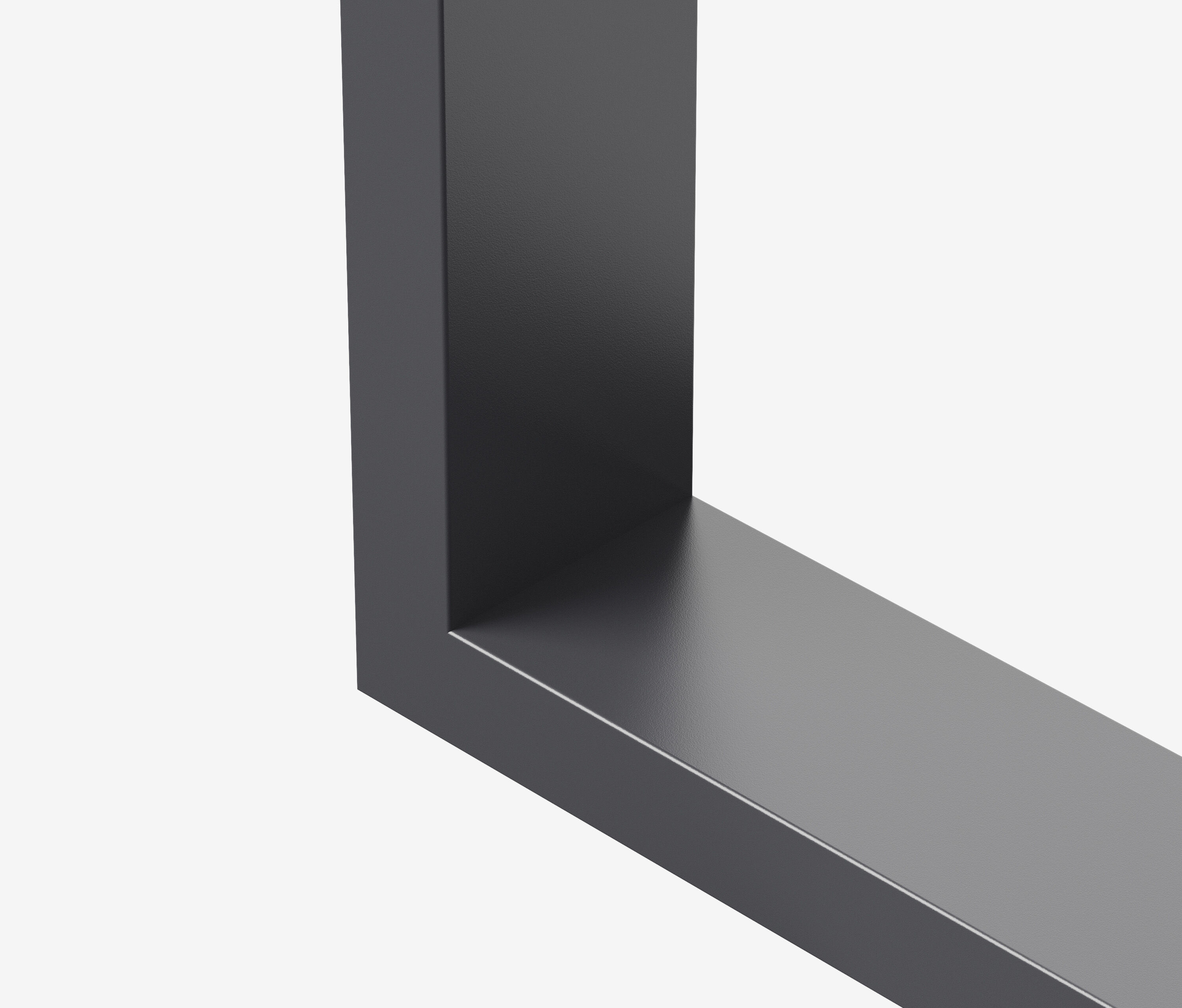 Tischgestell U-Frame | 2er Set Schwarz