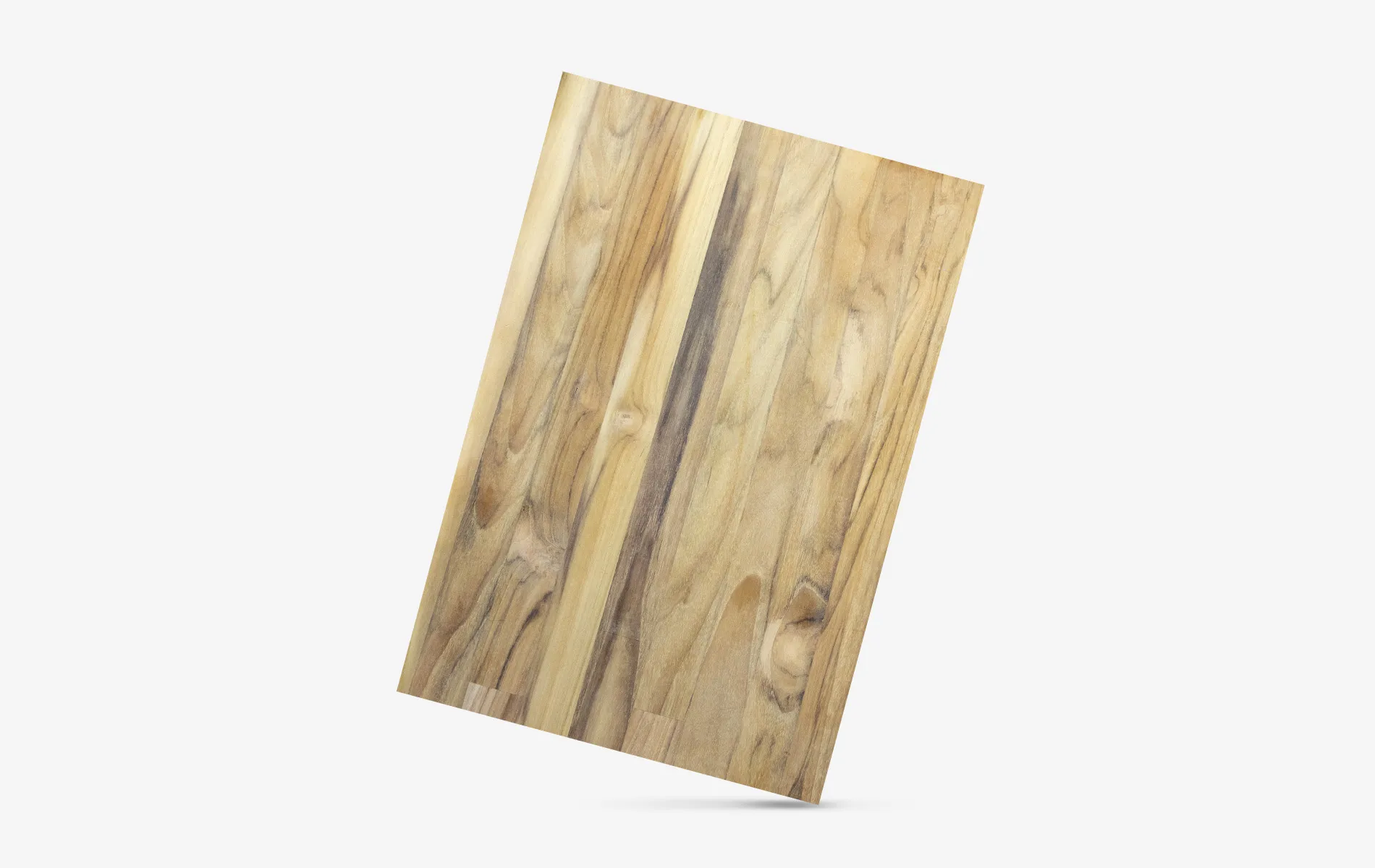 Teak Keilgezinkt 1400 x 800 mm 18 mm