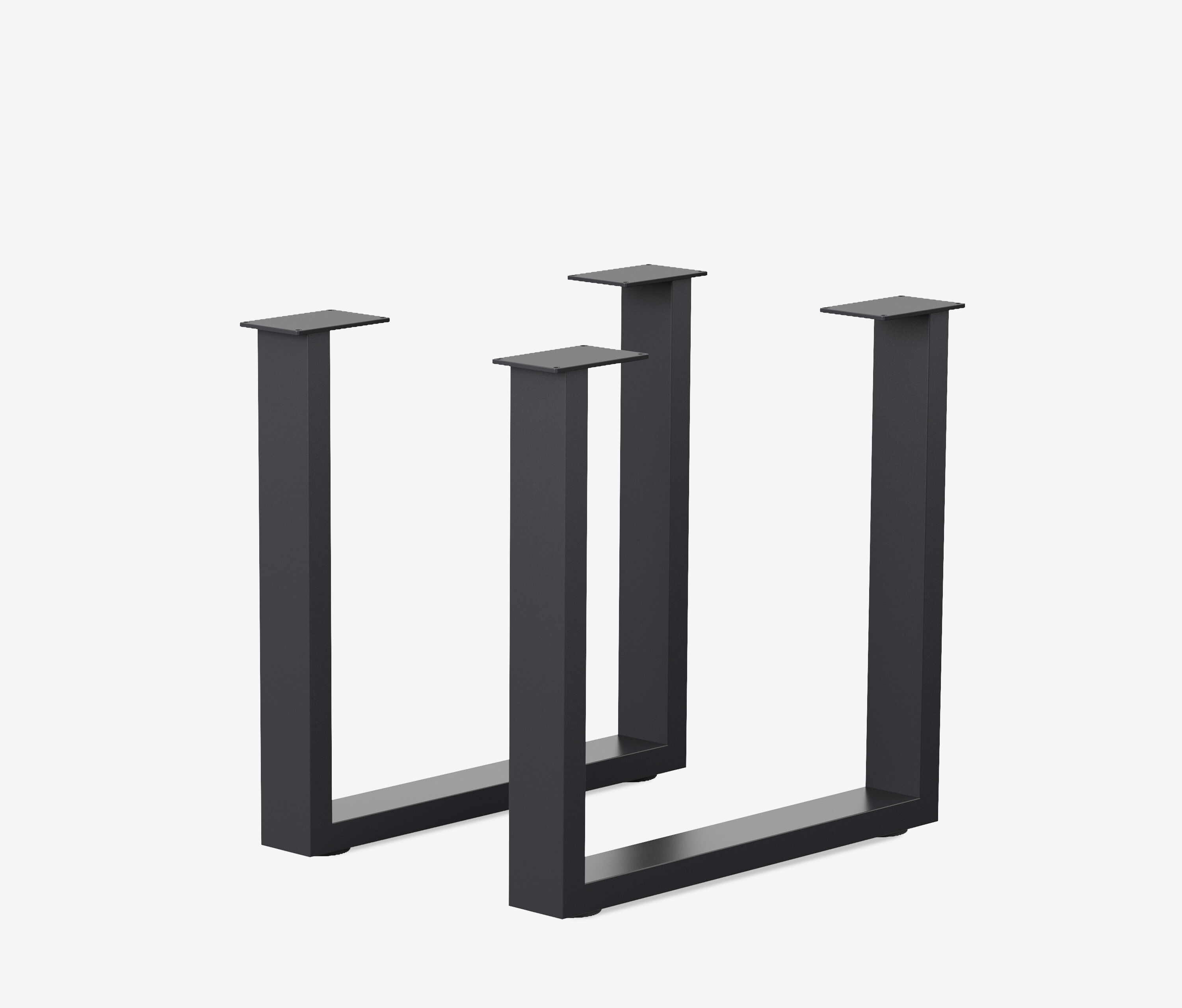 Tischgestell U-Frame | 2er Set Schwarz