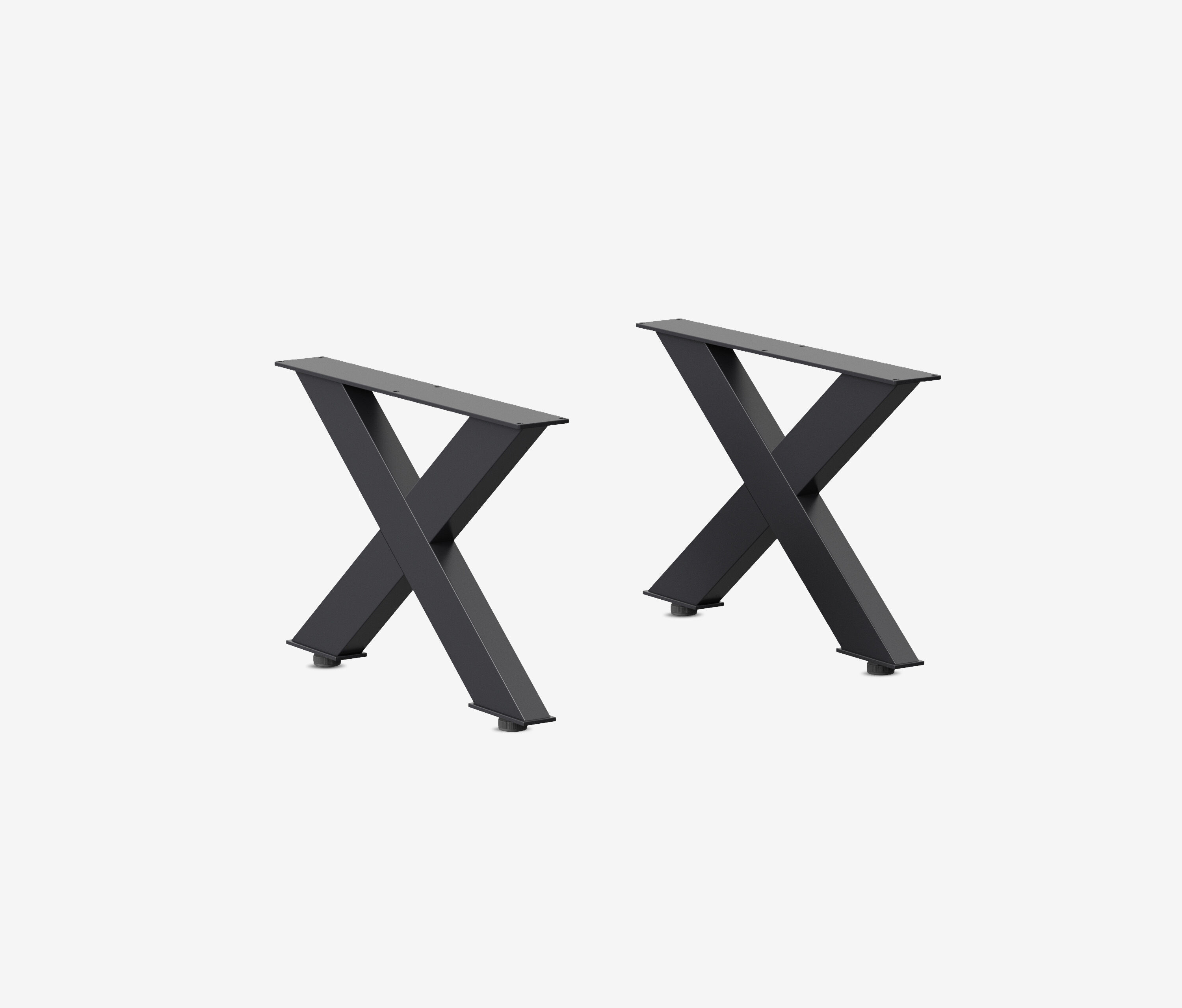 Couchtischgestell X-Frame | 2er Set Schwarz