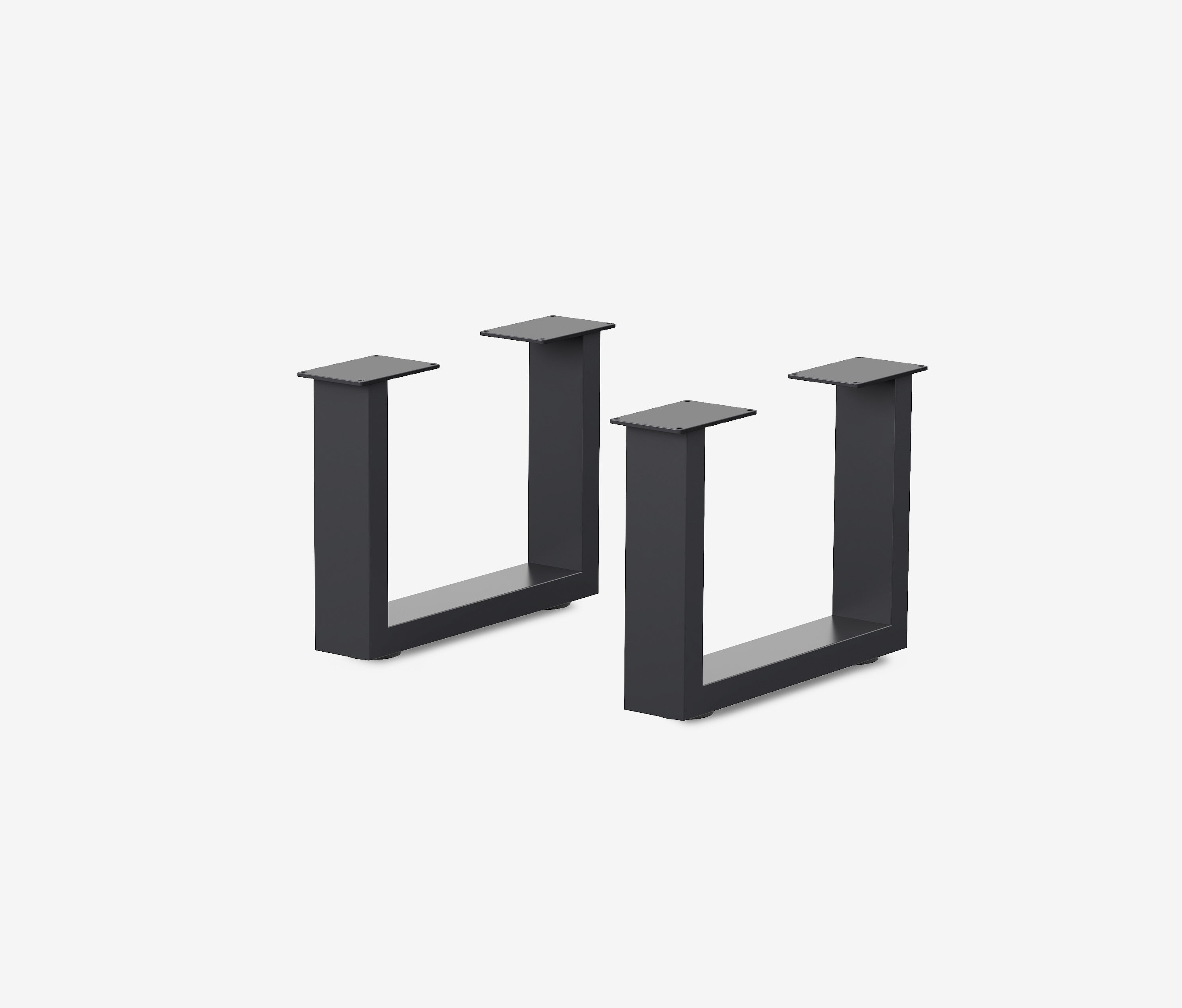 Outdoor Couchtischgestell U-Frame | 2er Set Schwarz