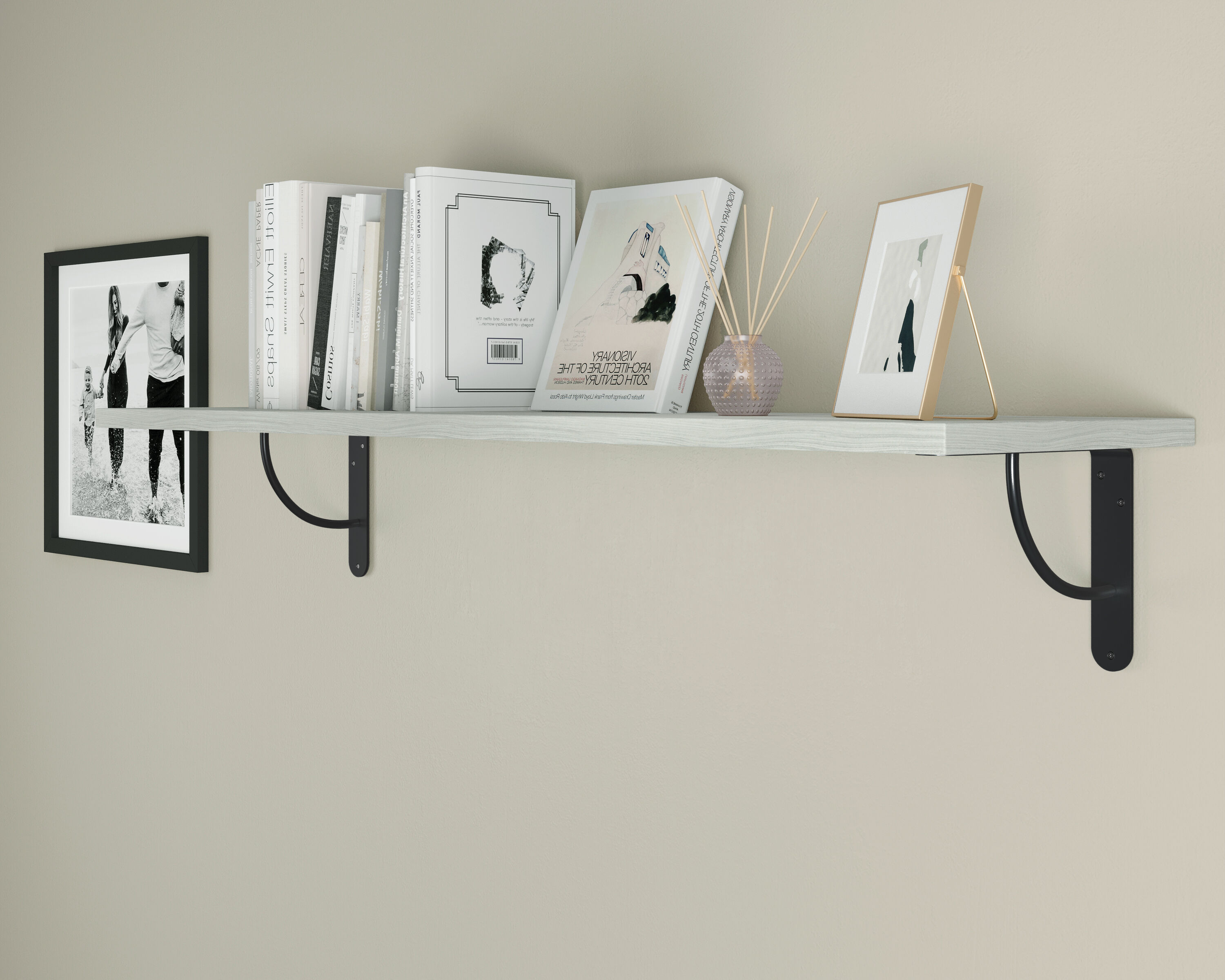 Regalwinkel Metall | 15 cm Schwarz