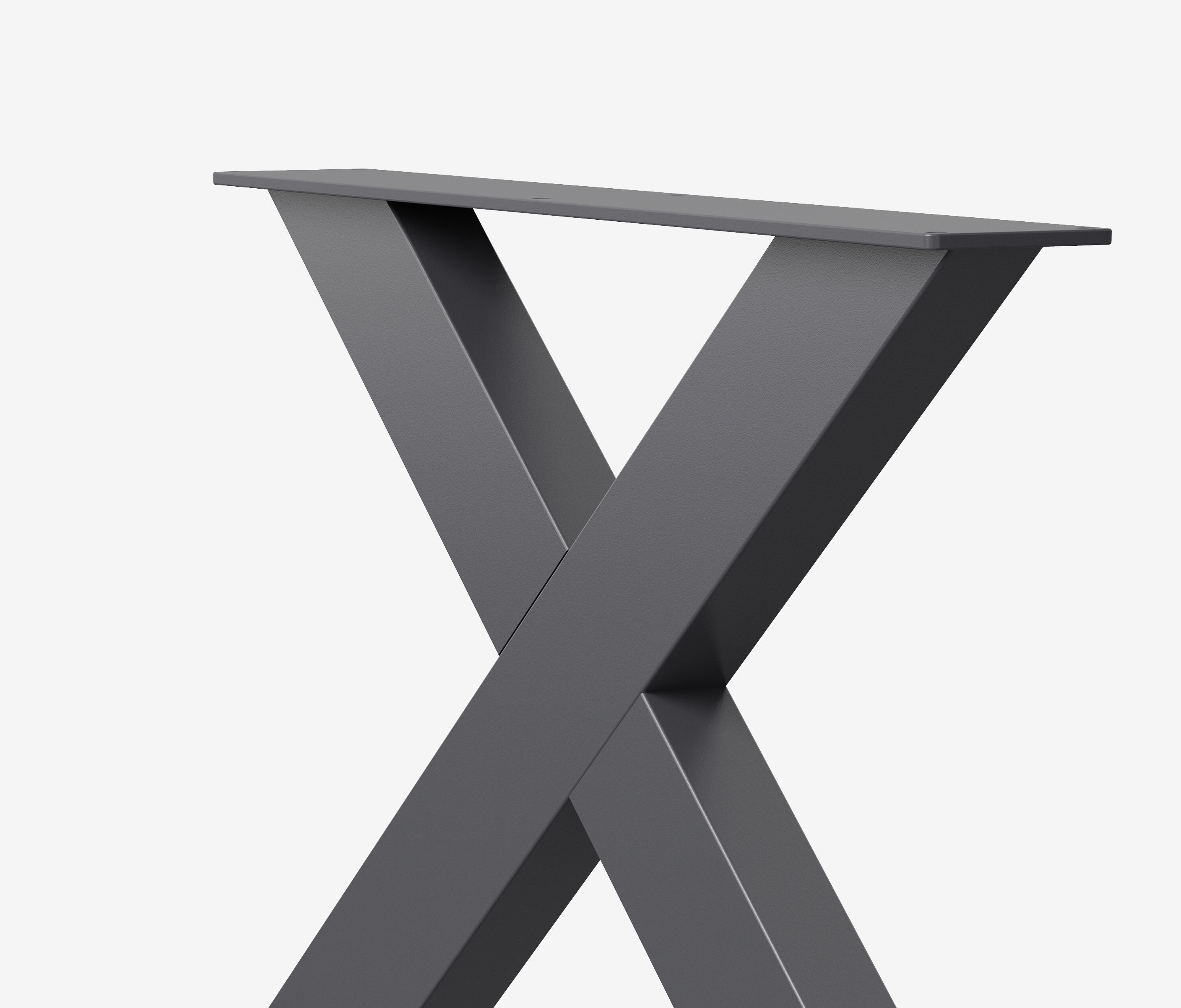 Couchtischgestell X-Frame | 2er Set Schwarz