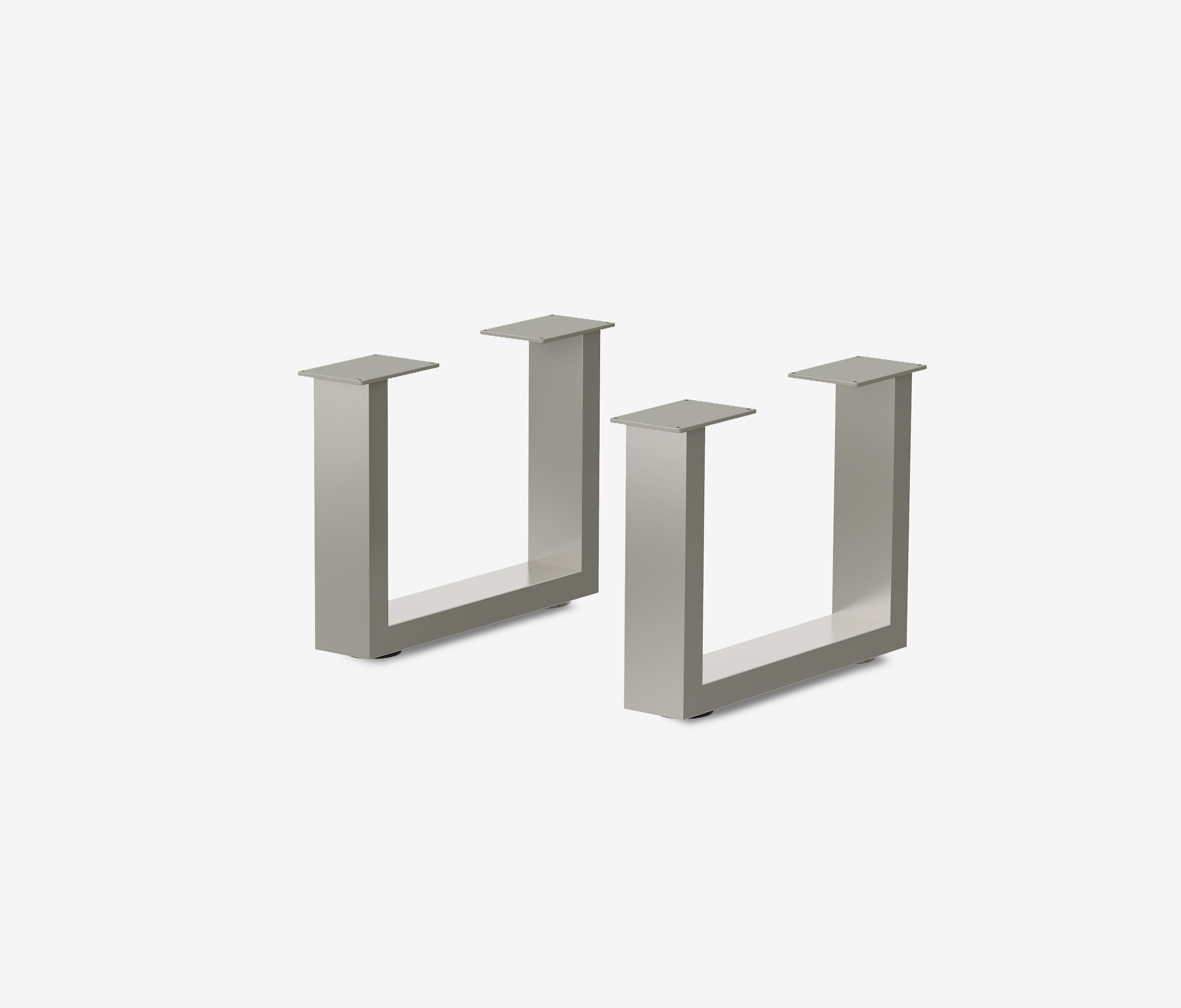 Couchtischgestell U-Frame | 2er Set Rohstahl
