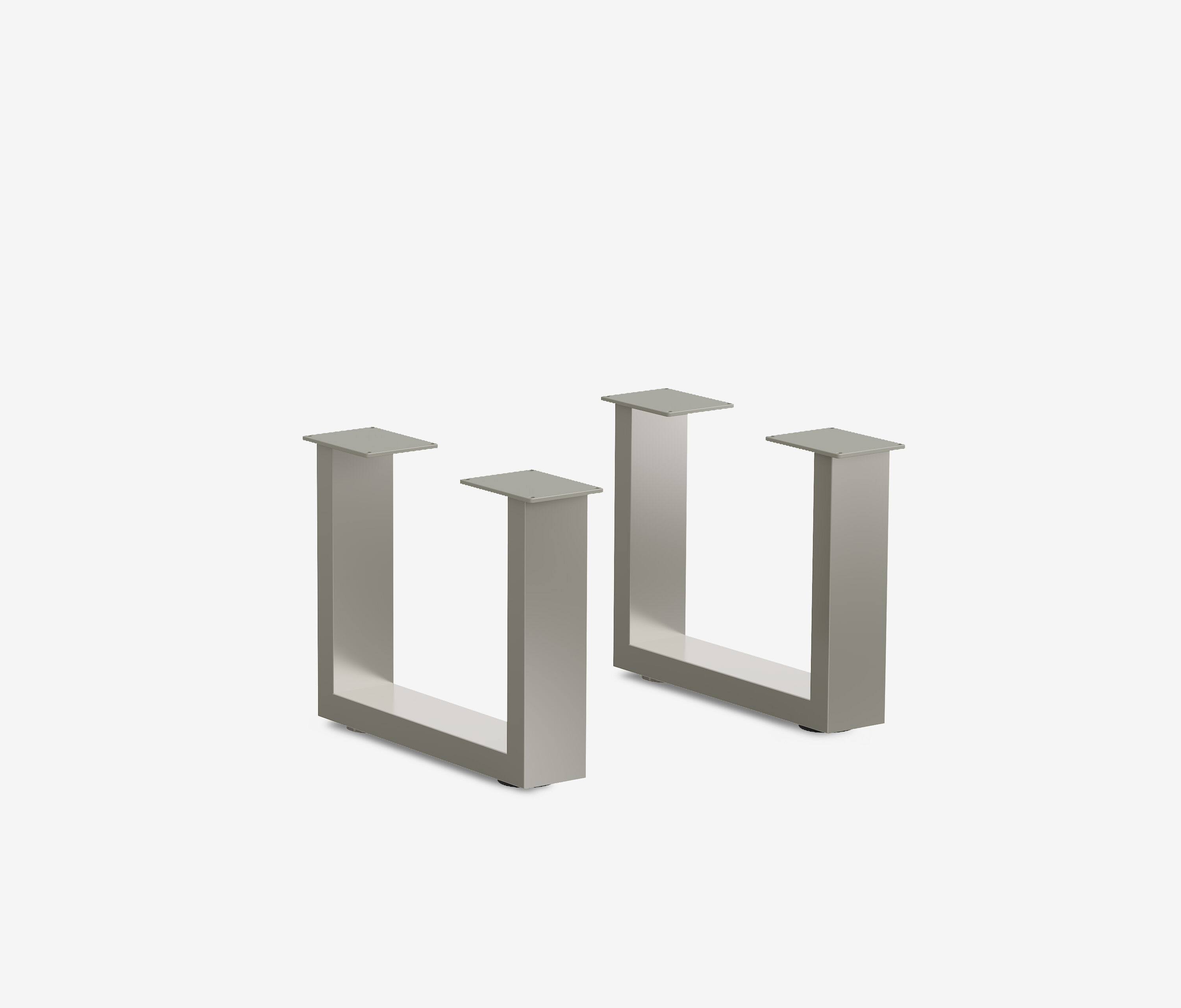 Couchtischgestell U-Frame | 2er Set Rohstahl
