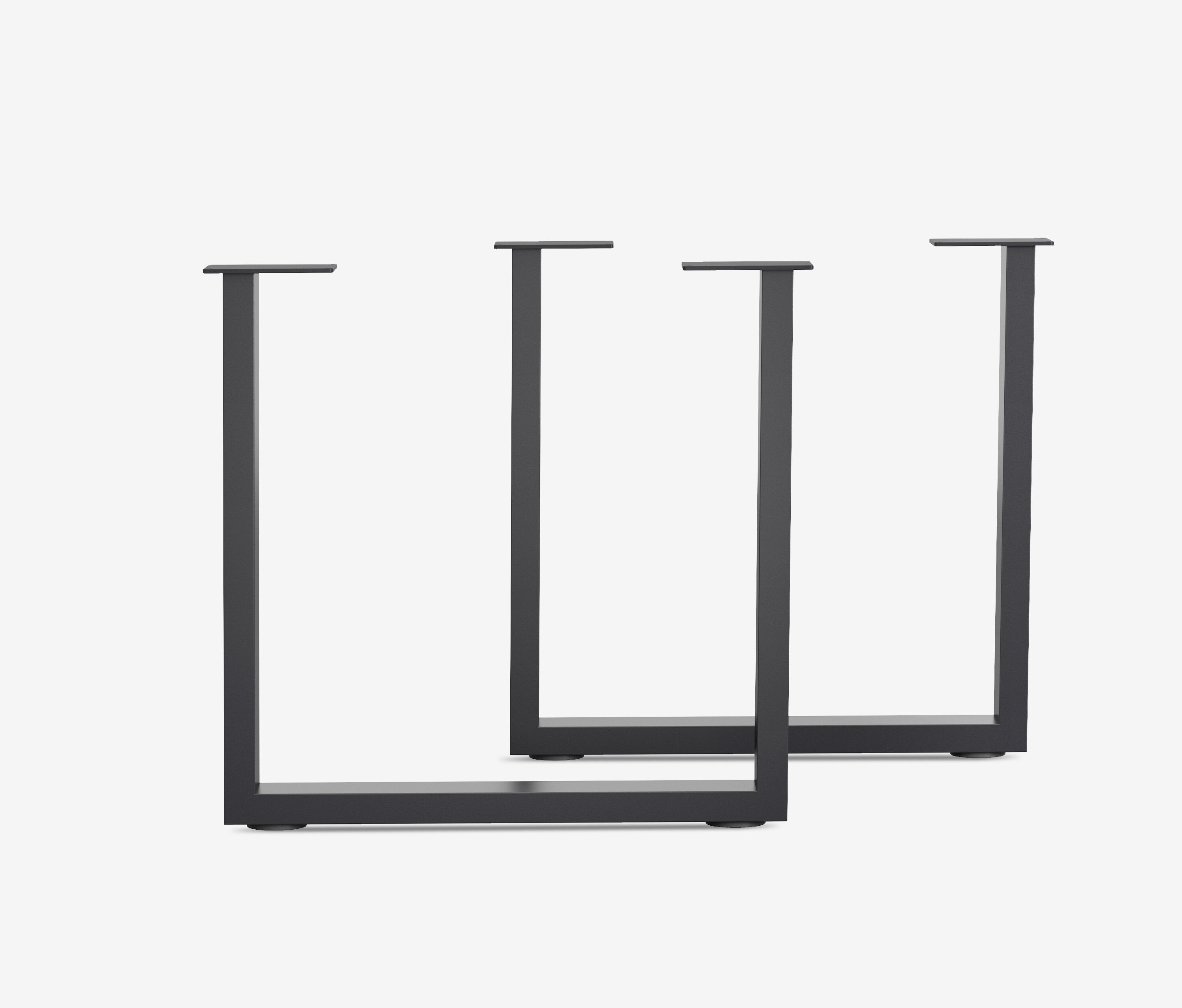 Tischgestell U-Frame | 2er Set Schwarz