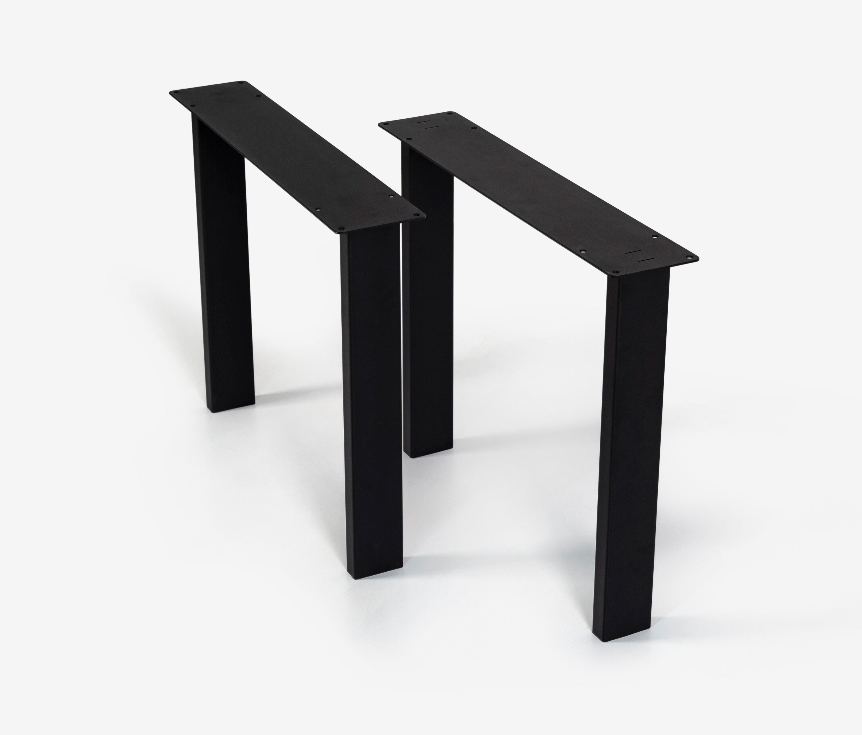 Tischgestell Straight | 2er Set Rohstahl