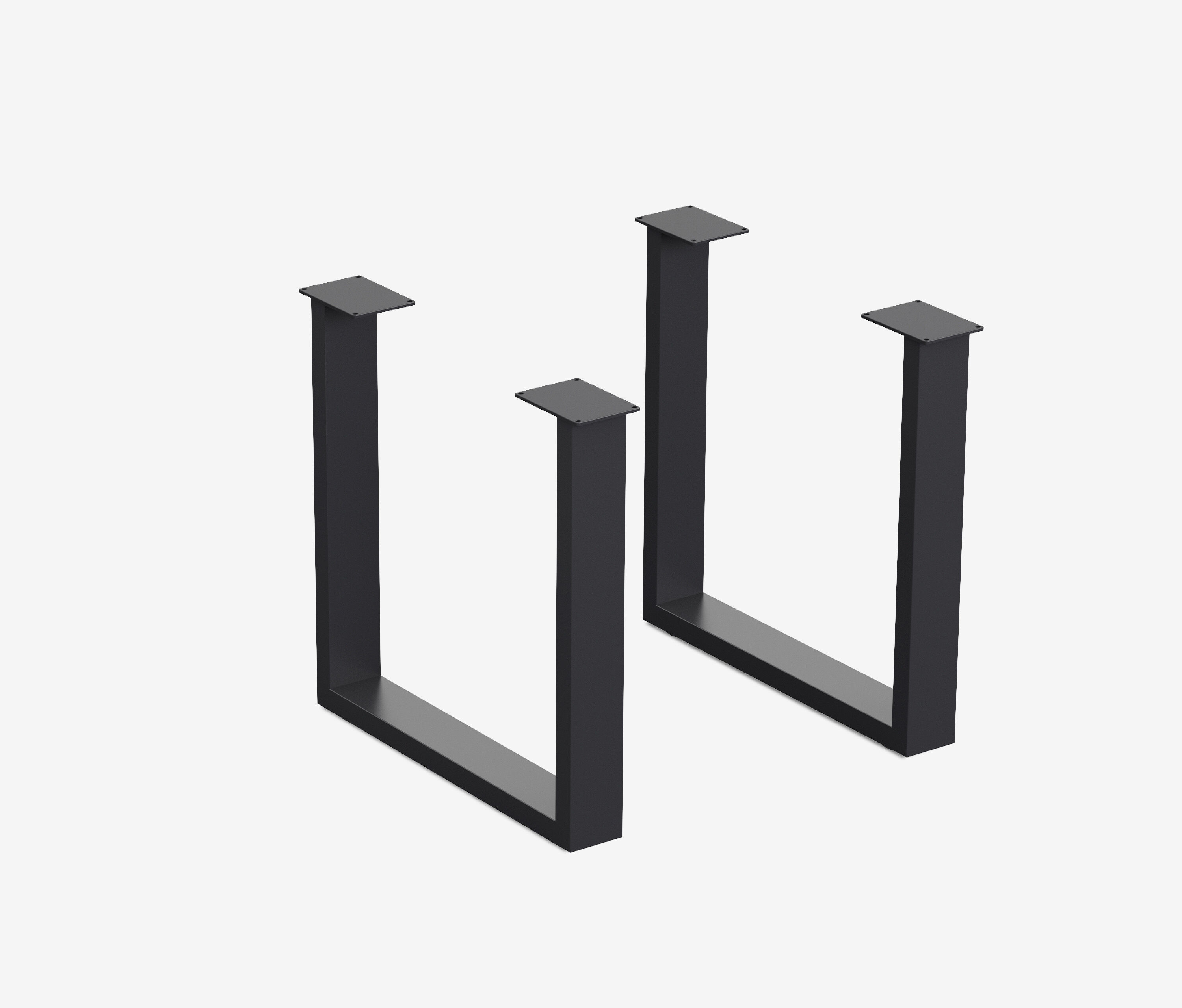 Tischgestell U-Frame | 2er Set Schwarz