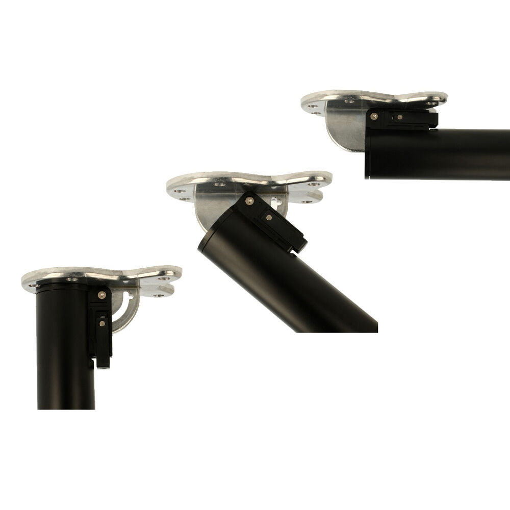 Klappbares Tischbein | Höhenverstellbar 71 - 73 cm Schwarz