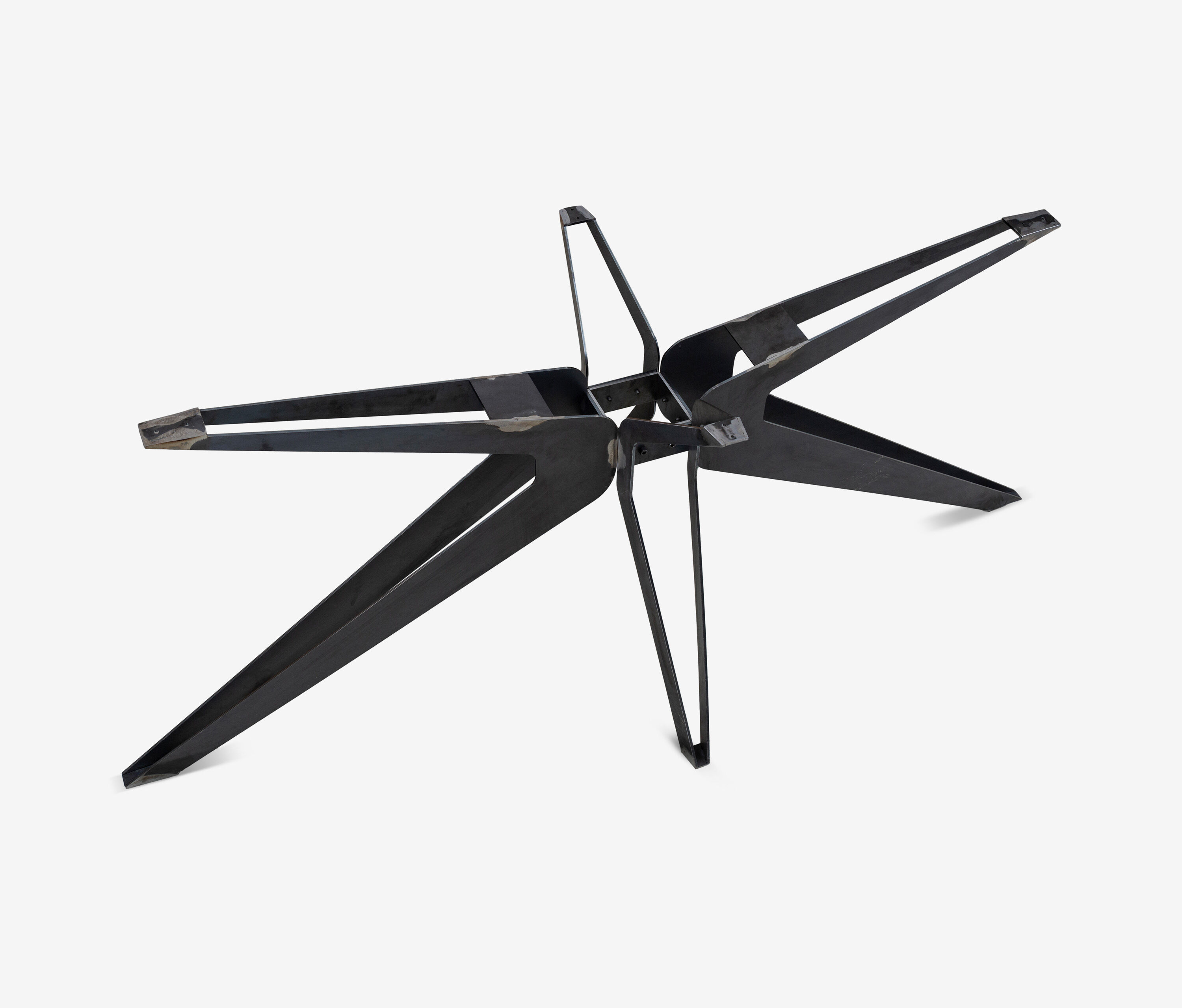 Mittelfuß Tischgestell Drone Rohstahl 130