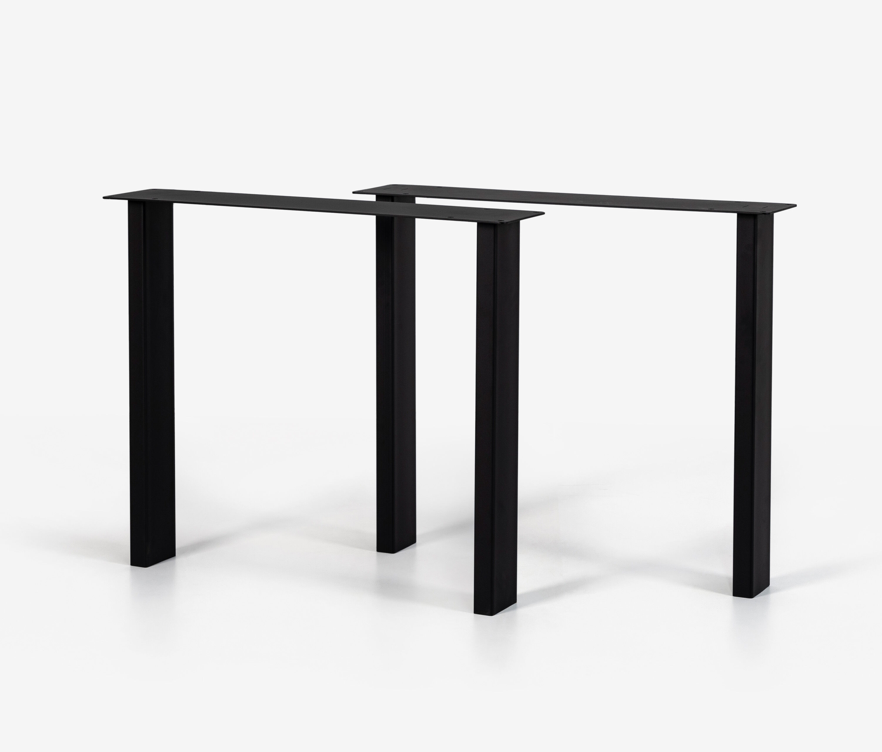 Tischgestell Straight | 2er Set Rohstahl