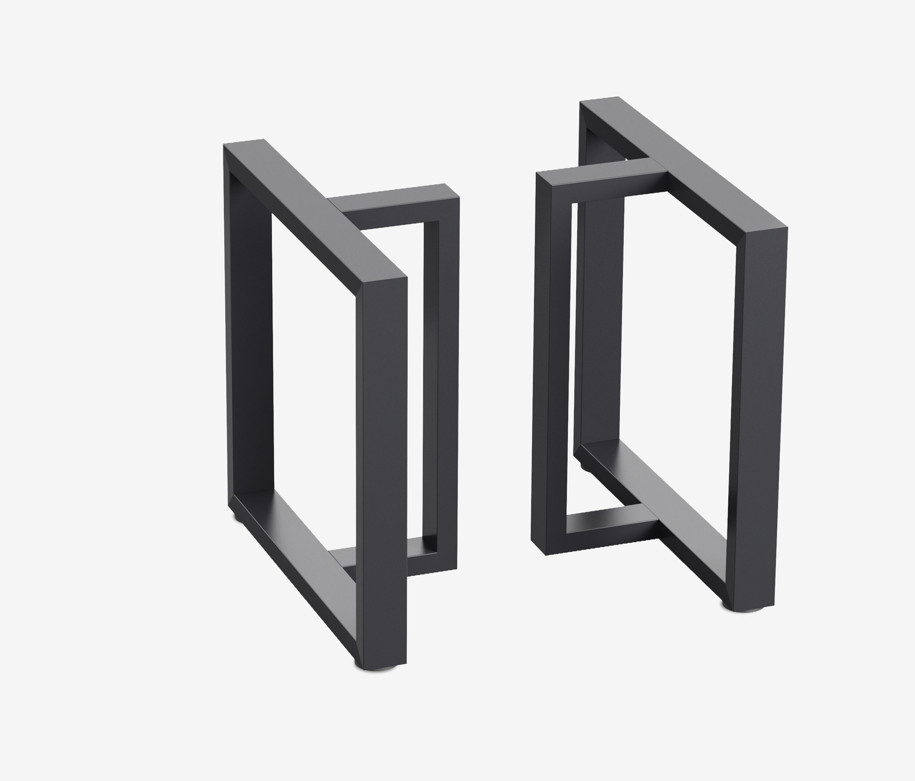 Kufen-Tischgestell Coral | 2er Set Schwarz