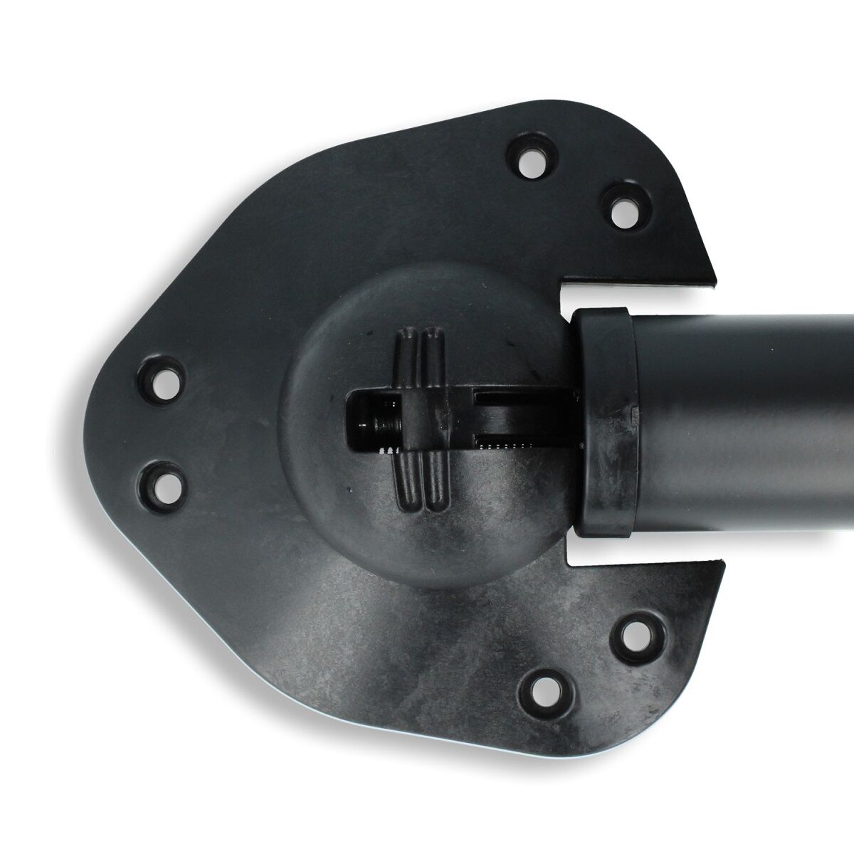Design Tischbein klappbar | 71 cm | Schwarz