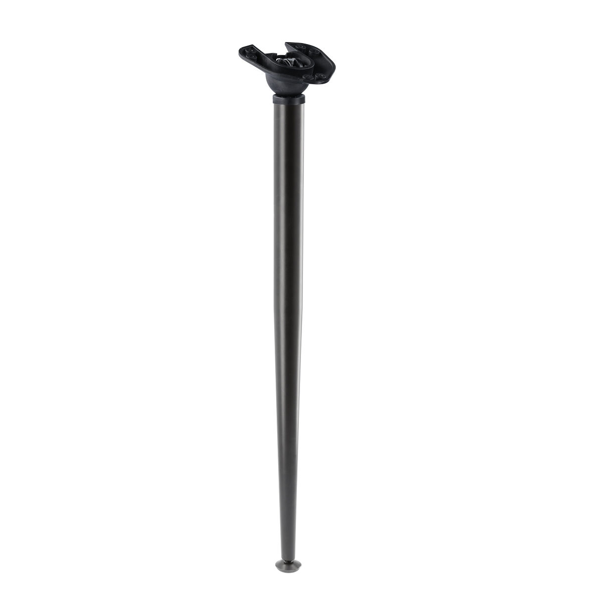 Design Tischbein klappbar | 71 cm | Schwarz