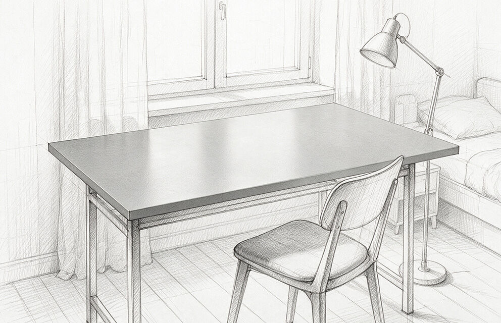 Tischplatte 140 x 80 cm