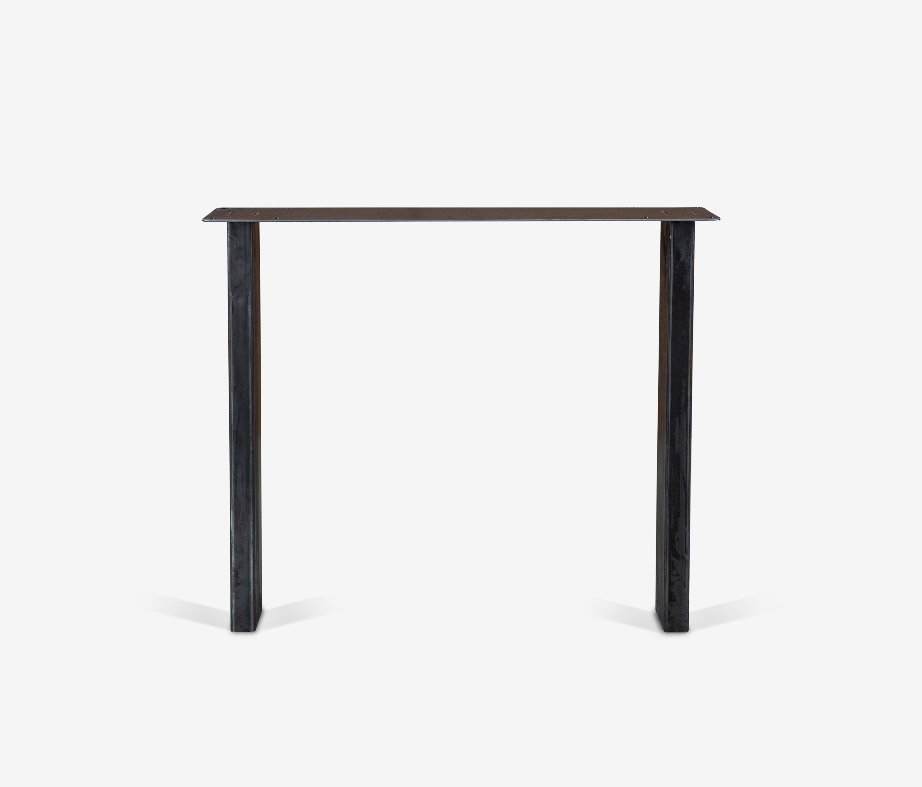 Tischgestell Straight | 2er Set Rohstahl
