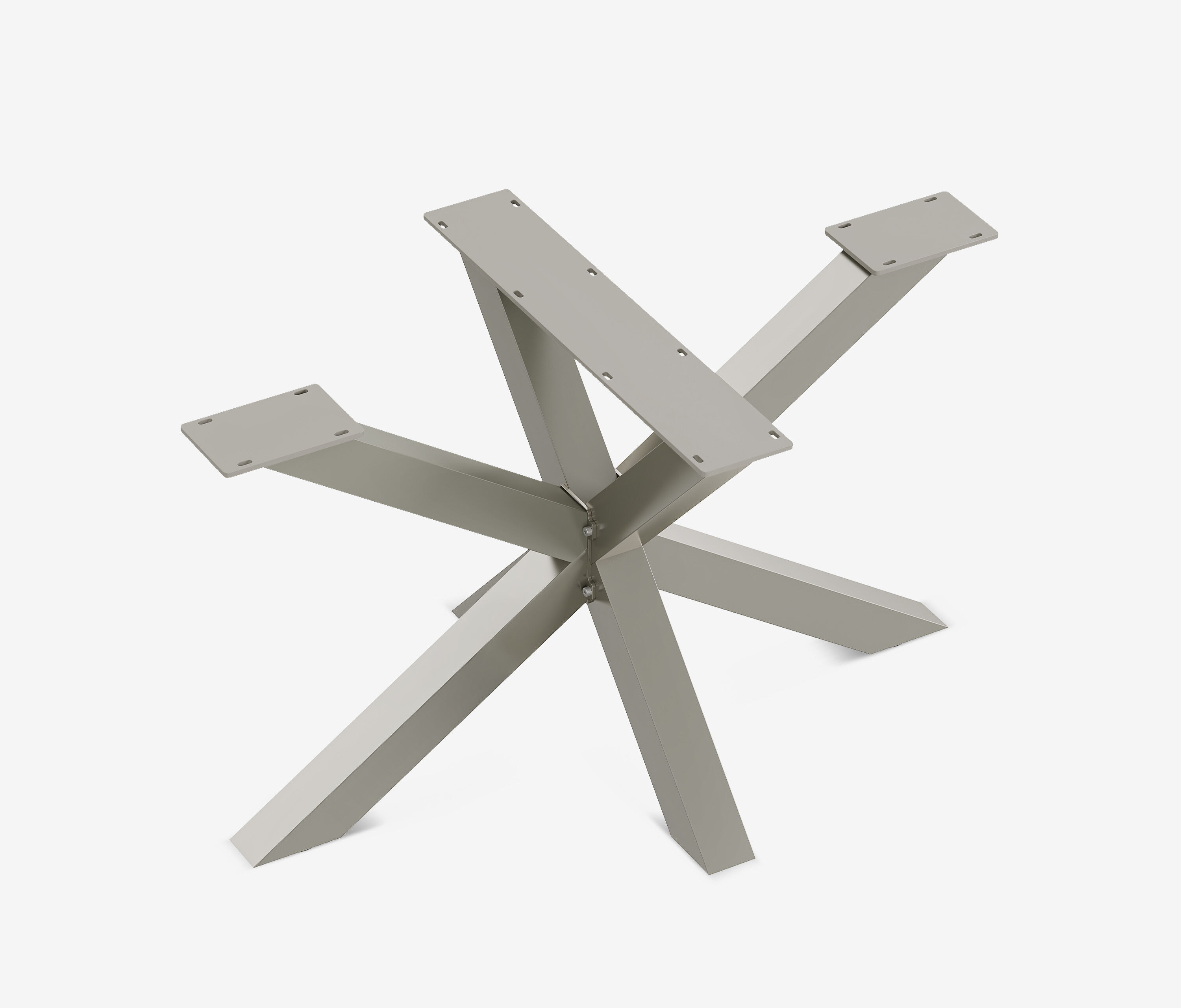 Tischgestell Spider Rohstahl 120